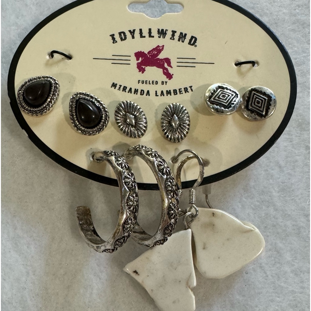 Western Fashion 5-Set Pair Of Earrings